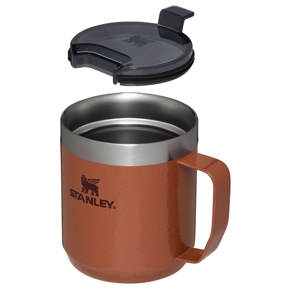 Stanley The Everyday Camp Mug 0,35L Hammertone Clay 10-09366-290 drinkflessen en thermosflessen online bestellen bij Kathmandu Outdoor & Travel