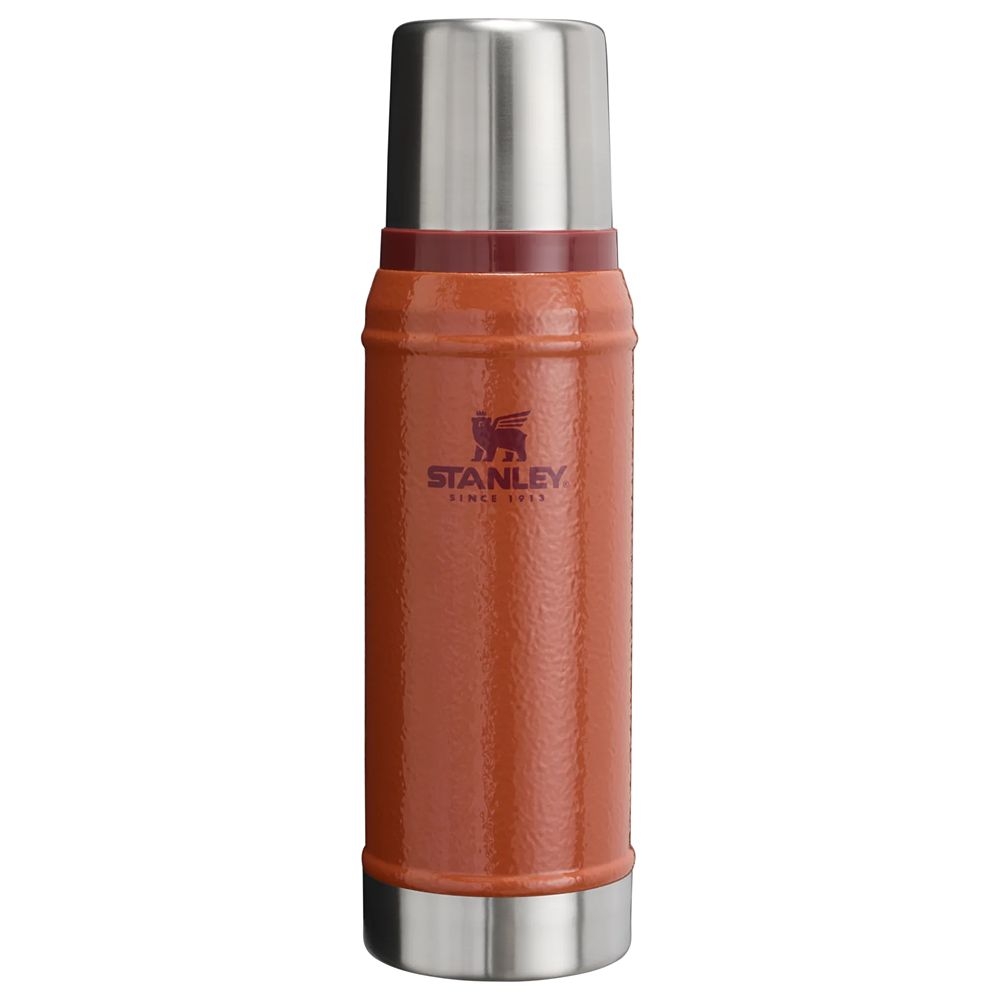 Stanley The Legendary Classic Bottle 0,75L Hammertone Clay 10-01612-065 drinkflessen en thermosflessen online bestellen bij Kathmandu Outdoor & Travel