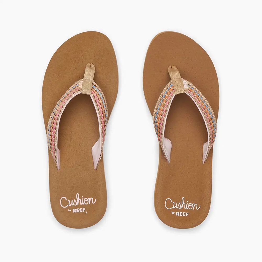 Reef Baja Elana Women's Brown/Pink CJ7336-51 slippers online bestellen bij Kathmandu Outdoor & Travel