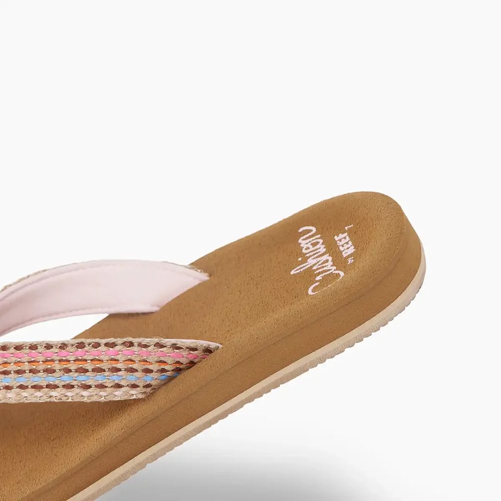 Reef Baja Elana Women's Brown/Pink CJ7336-51 slippers online bestellen bij Kathmandu Outdoor & Travel