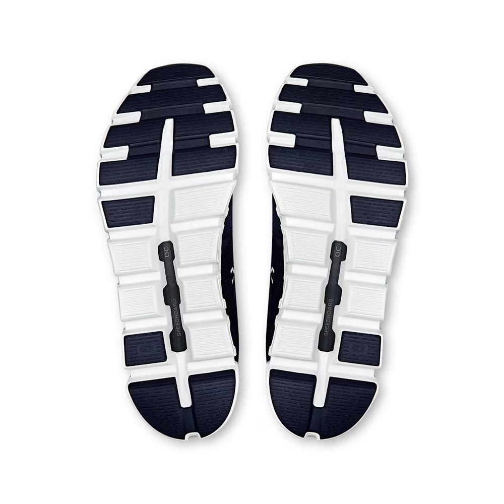 On-running Cloud 6 Midnight | White 3MF10070692 wandelschoenen heren online bestellen bij Kathmandu Outdoor & Travel