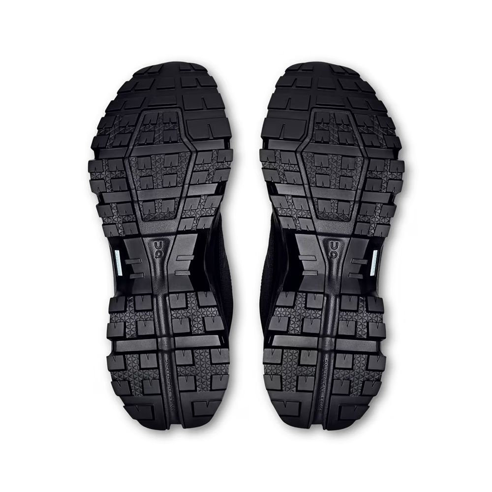 On-running Cloudrock Low WP Black | Black 3MF10251043 wandelschoenen heren online bestellen bij Kathmandu Outdoor & Travel