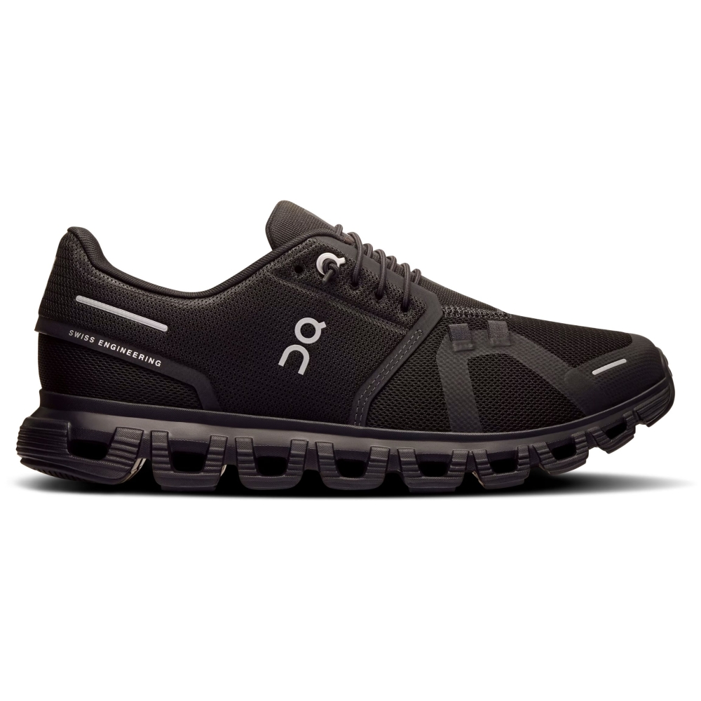 On-running Cloud 6 Women's Black | Black 3WF10061043 wandelschoenen dames online bestellen bij Kathmandu Outdoor & Travel