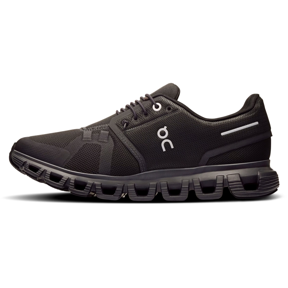 On-running Cloud 6 Women's Black | Black 3WF10061043 wandelschoenen dames online bestellen bij Kathmandu Outdoor & Travel
