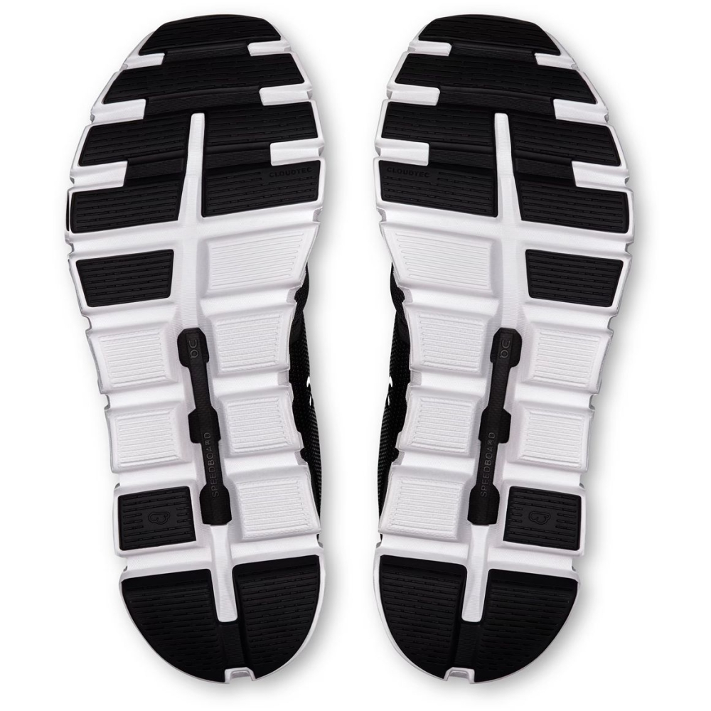 On-running Cloud 6 Women's Black | White 3WF10060299 wandelschoenen dames online bestellen bij Kathmandu Outdoor & Travel