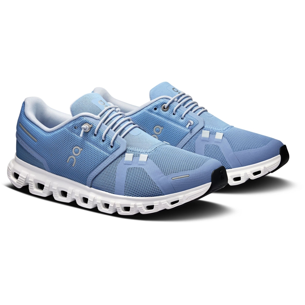On-running Cloud 6 Women's Chambray | White 3WF10061508 wandelschoenen dames online bestellen bij Kathmandu Outdoor & Travel