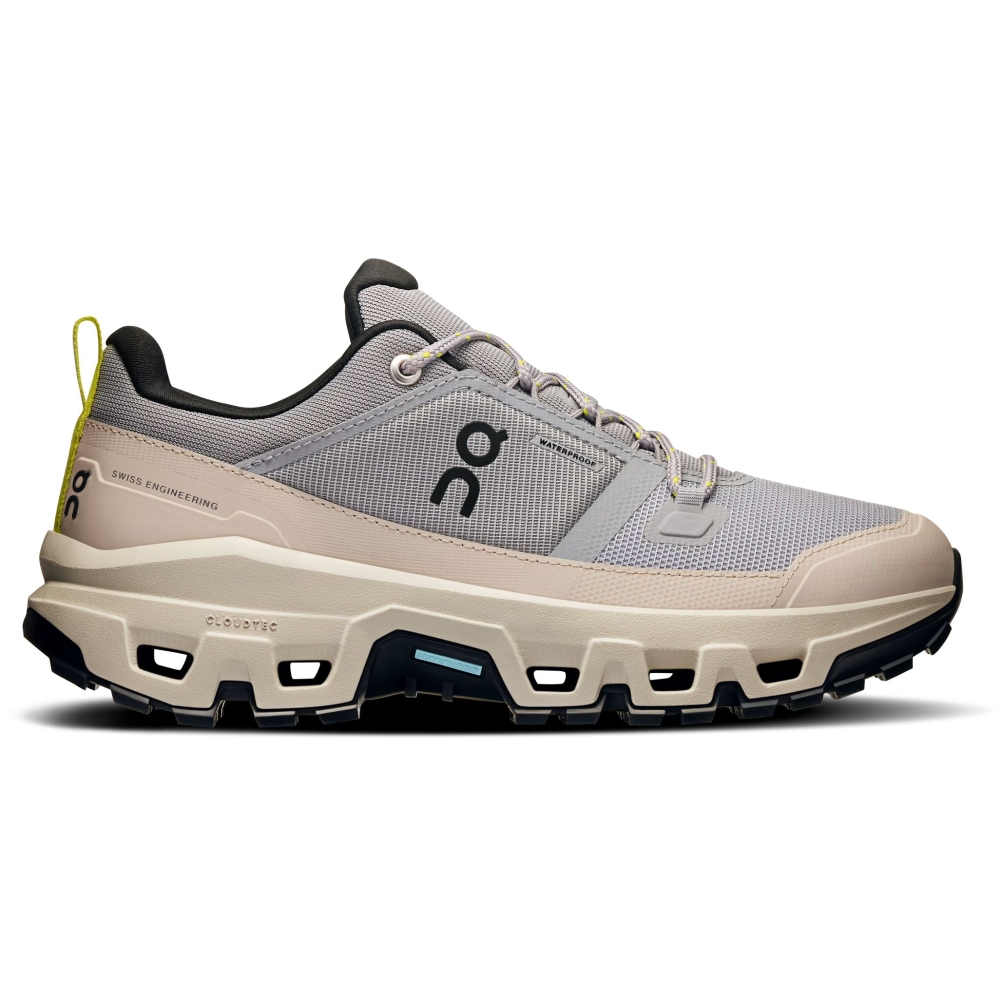On-running Cloudrock Low WP Women's Alloy | Ice 3WF10143317 wandelschoenen dames online bestellen bij Kathmandu Outdoor & Travel