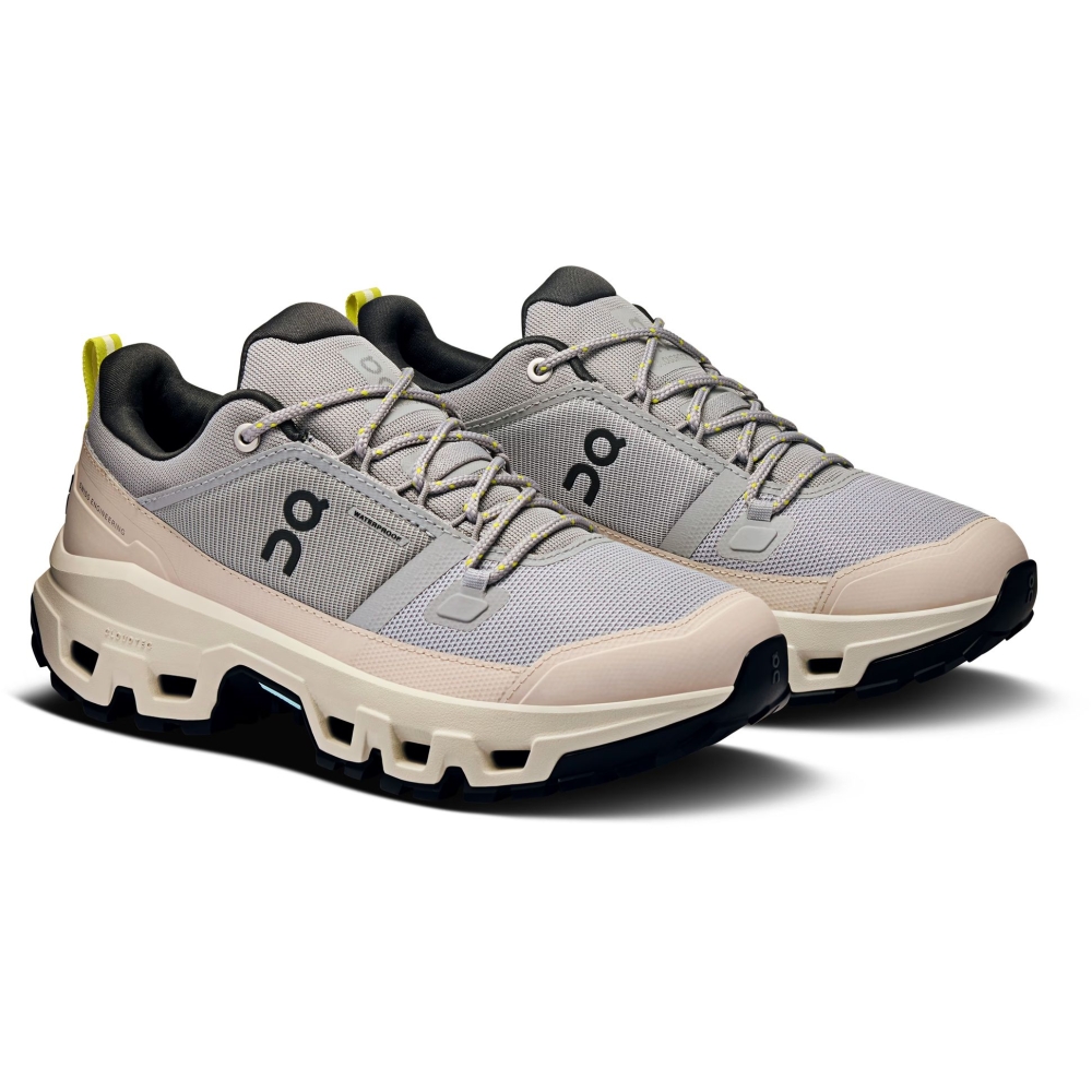 On-running Cloudrock Low WP Women's Alloy | Ice 3WF10143317 wandelschoenen dames online bestellen bij Kathmandu Outdoor & Travel