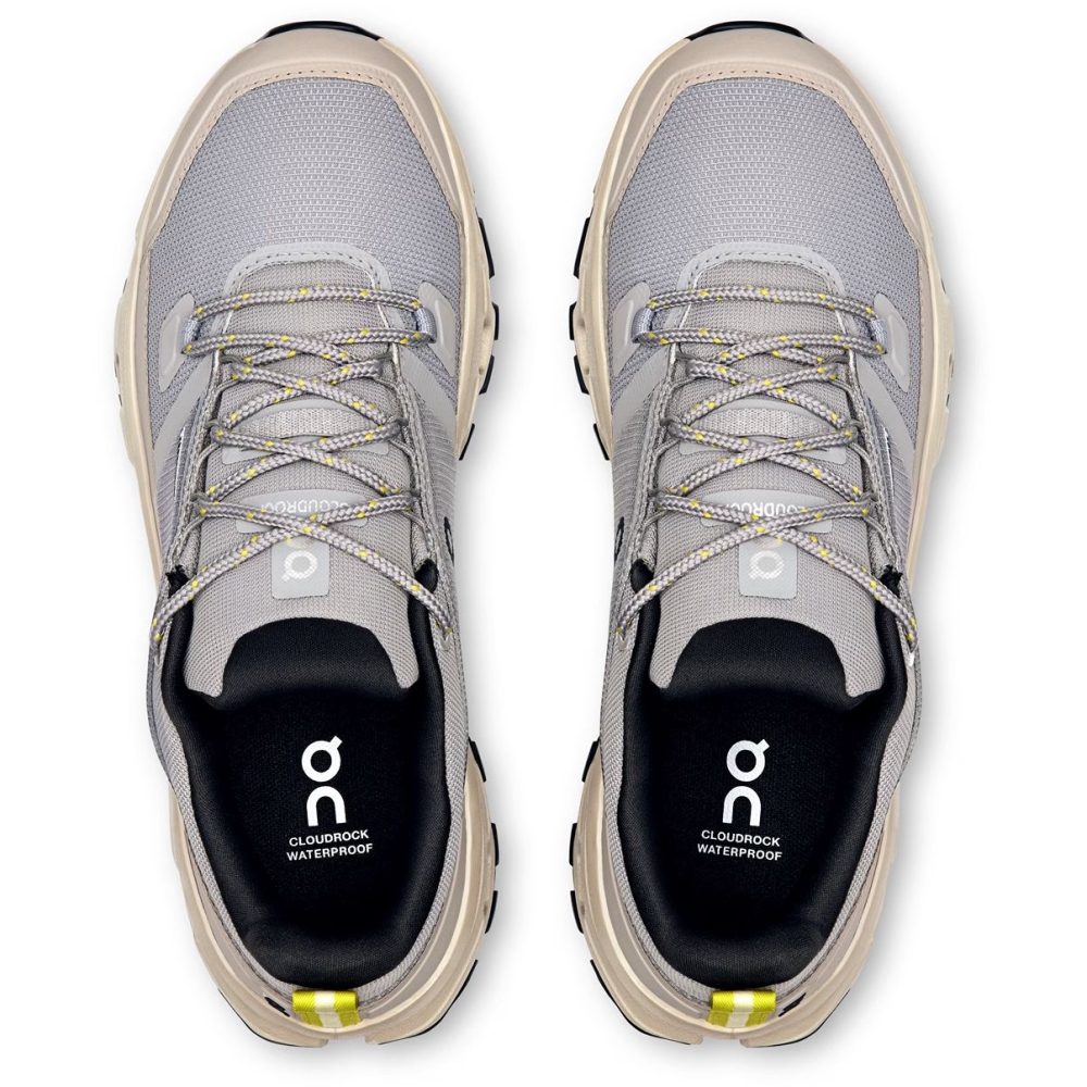 On-running Cloudrock Low WP Women's Alloy | Ice 3WF10143317 wandelschoenen dames online bestellen bij Kathmandu Outdoor & Travel