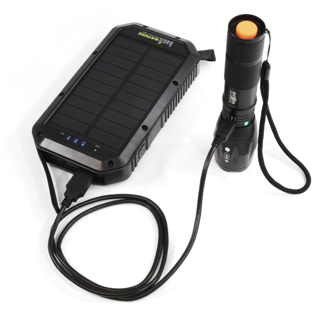 Basic Nature Powerbank 20.000 mAh  Zwart 180867 energie & electronica online bestellen bij Kathmandu Outdoor & Travel