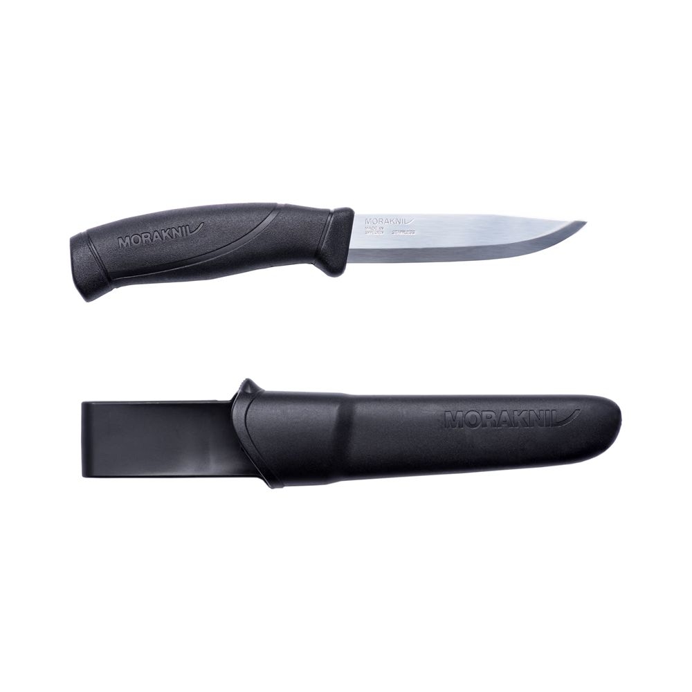 Morakniv Companion RVS Zwart MO 14065-Zwart messen & tools online bestellen bij Kathmandu Outdoor & Travel