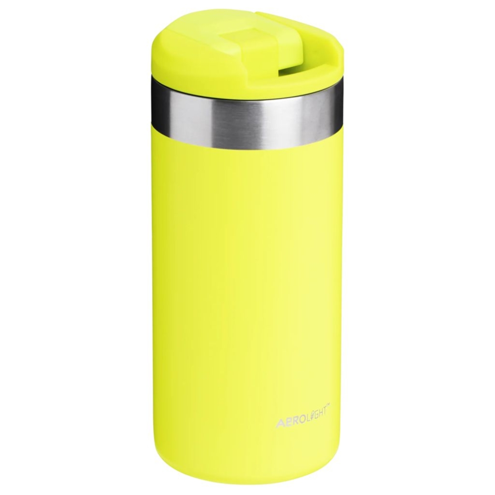 Stanley The AeroLight Transit Mug 0,35L Electric Yellow 10-10788-094 drinkflessen en thermosflessen online bestellen bij Kathmandu Outdoor & Travel