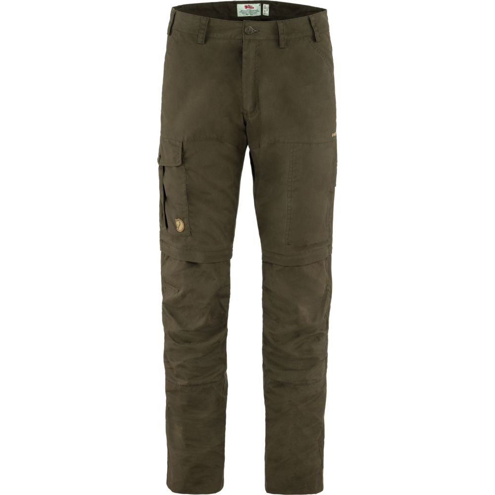 Fjällräven Karl Pro Zip-off Trousers Dark Olive F81463-633 broeken online bestellen bij Kathmandu Outdoor & Travel