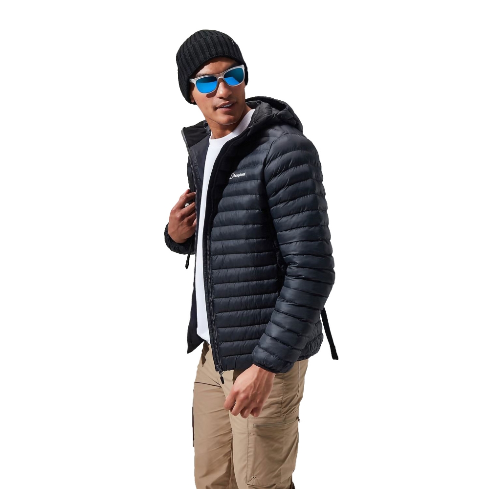Berghaus Vaskye Hooded Hybrid Jkt Black/Black 4-A001883-BP6 jassen online bestellen bij Kathmandu Outdoor & Travel
