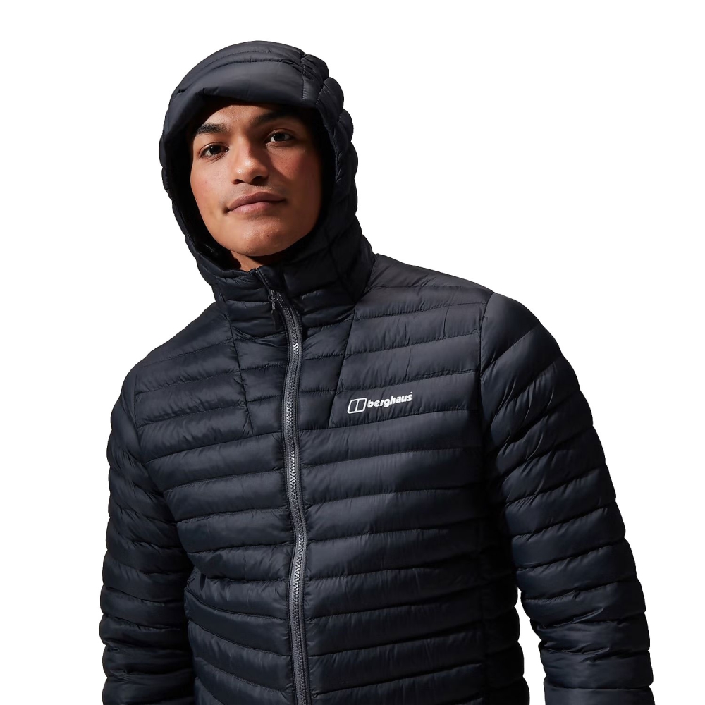 Berghaus Vaskye Hooded Hybrid Jkt Black/Black 4-A001883-BP6 jassen online bestellen bij Kathmandu Outdoor & Travel