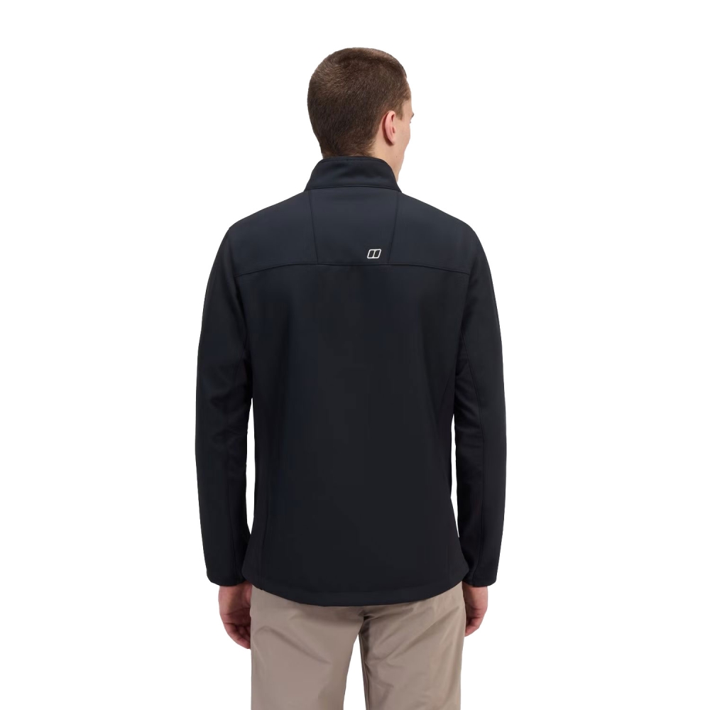 Berghaus Ghlas 3.0 Softshell Jkt Black/Black 4-A001991-BP6 jassen online bestellen bij Kathmandu Outdoor & Travel