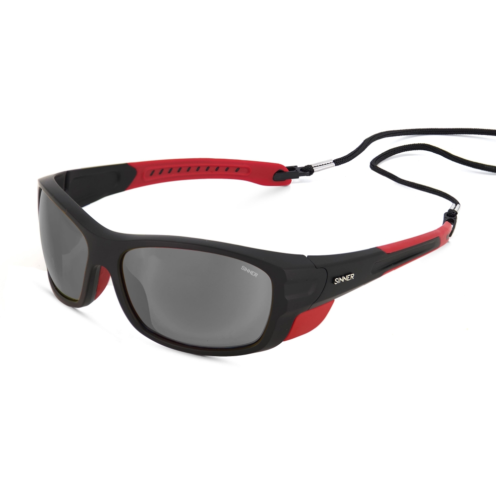 Sinner Denali Black/Red SISU-889-10-C10B zonnebrillen online bestellen bij Kathmandu Outdoor & Travel
