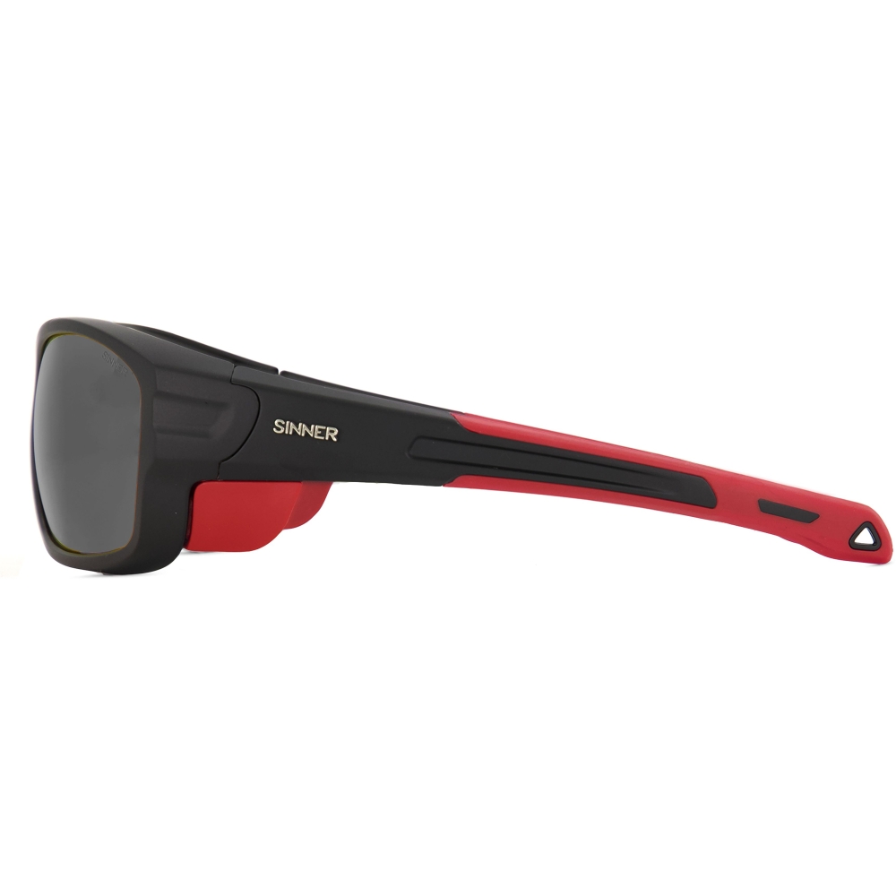 Sinner Denali Black/Red SISU-889-10-C10B zonnebrillen online bestellen bij Kathmandu Outdoor & Travel