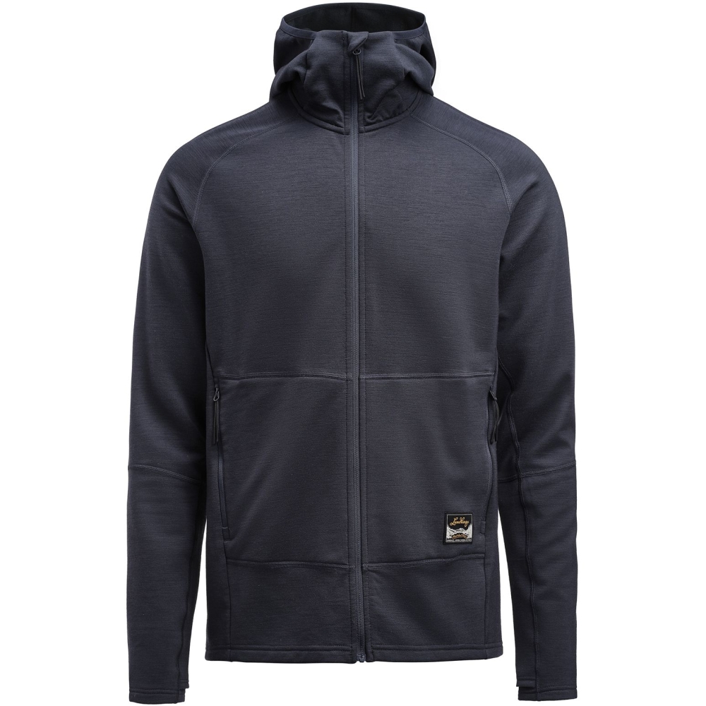 Lundhags Tived Merino Hoodie Black 46017-24-10000 fleeces en truien online bestellen bij Kathmandu Outdoor & Travel
