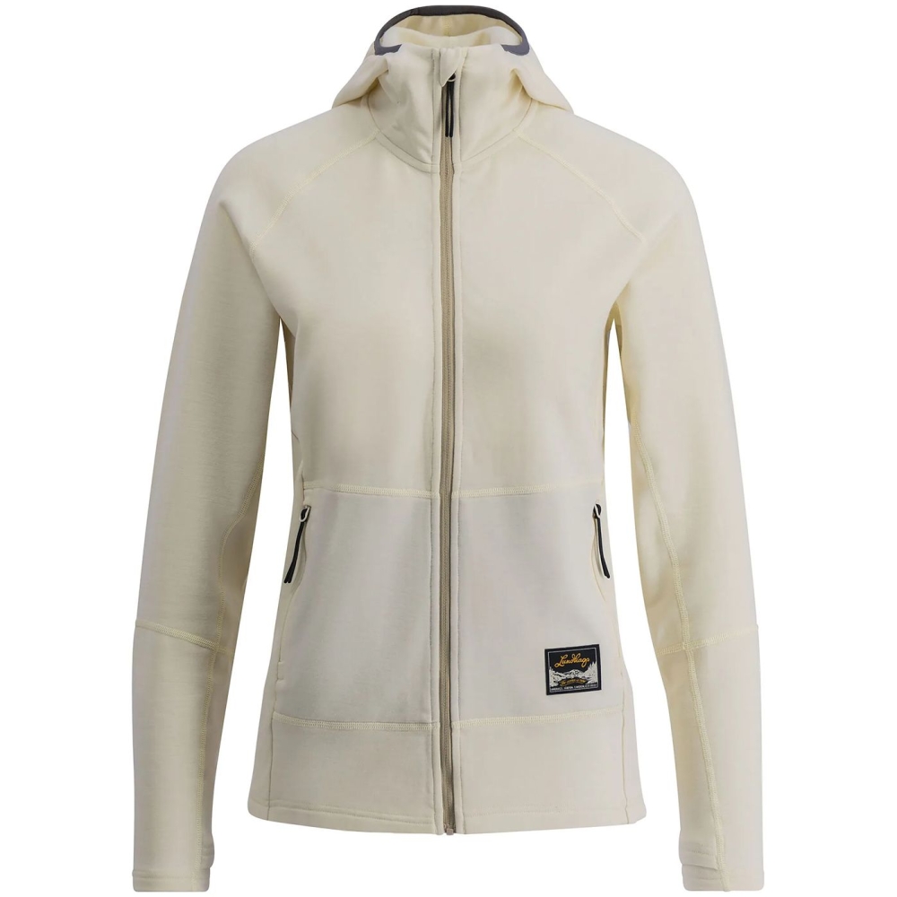 Lundhags Tived Merino Hoodie Women's Chalk White 46018-24-00300 fleeces en truien online bestellen bij Kathmandu Outdoor & Travel