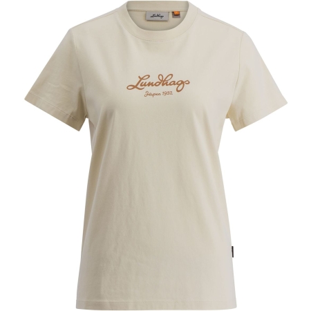 Lundhags  Jarpen Logo T-shirt Women's Chalk White