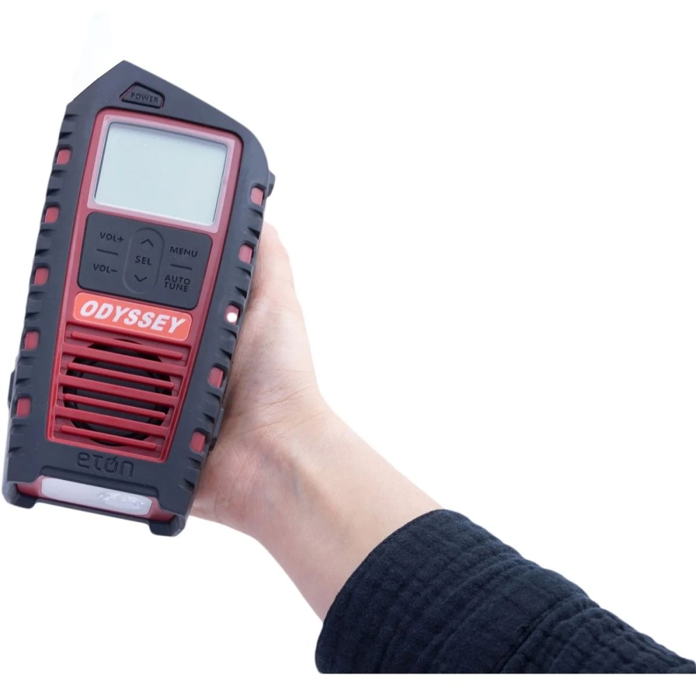 Eton Odyssey DAB+ Noodradio Red/Black E60110553 verlichting online bestellen bij Kathmandu Outdoor & Travel