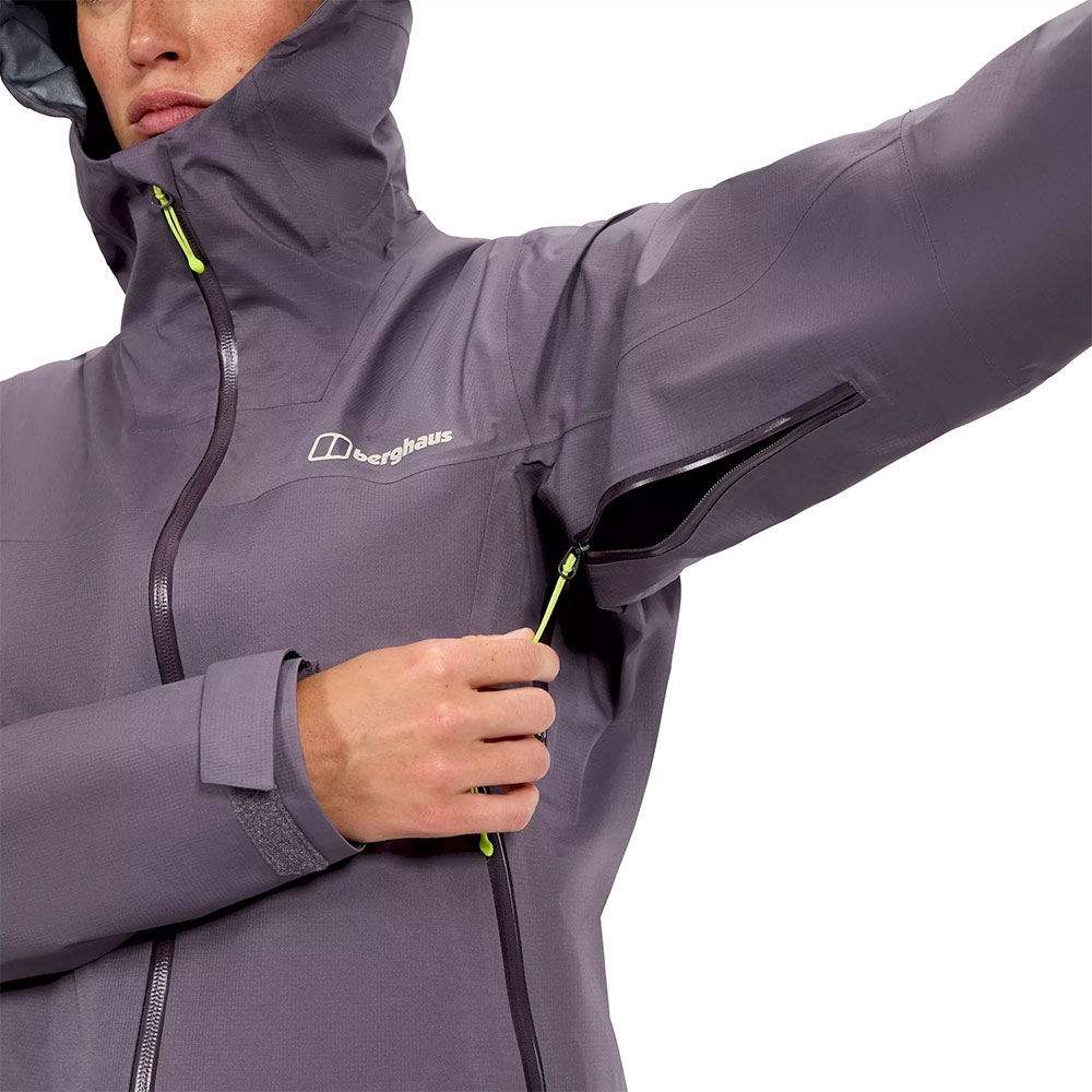 Berghaus Summit Seeker GTX Jkt Women's Purple Planet A002061-KW8 jassen online bestellen bij Kathmandu Outdoor & Travel