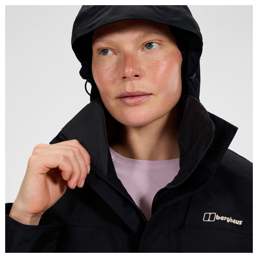 Berghaus Hillwalker 2.0 Jacket Women's Black/Black A002099-BP6 jassen online bestellen bij Kathmandu Outdoor & Travel