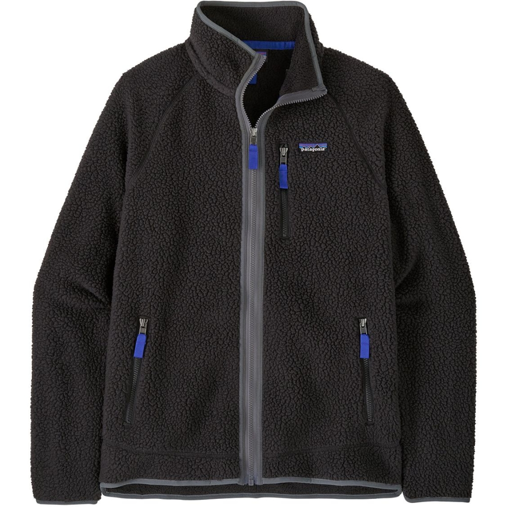 Patagonia Retro Pile Jkt Black w/Forge Grey 22801-BFO fleeces en truien online bestellen bij Kathmandu Outdoor & Travel
