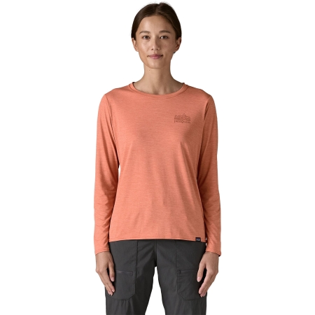 Patagonia  L/S Cap Cool Daily Graphic Shirt Women's Strataspire: Moment Pink X-Dye 