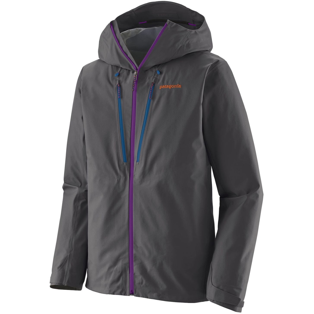 Patagonia Triolet Jkt Forge Grey w/P6 Blue 83403-FGYP jassen online bestellen bij Kathmandu Outdoor & Travel