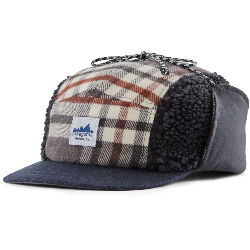 Patagonia Range Earflap Cap Catch: Ink Black 33530-CINB kleding accessoires online bestellen bij Kathmandu Outdoor & Travel
