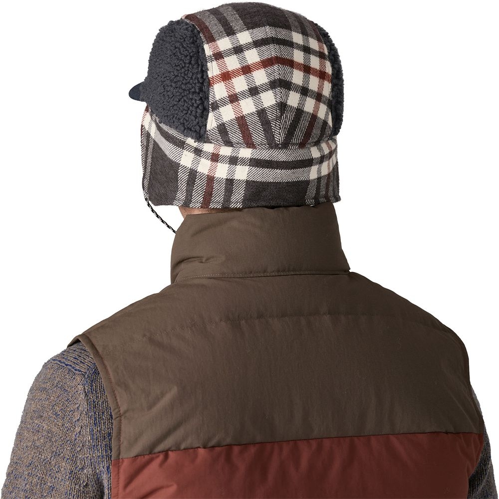 Patagonia Range Earflap Cap Catch: Ink Black 33530-CINB kleding accessoires online bestellen bij Kathmandu Outdoor & Travel