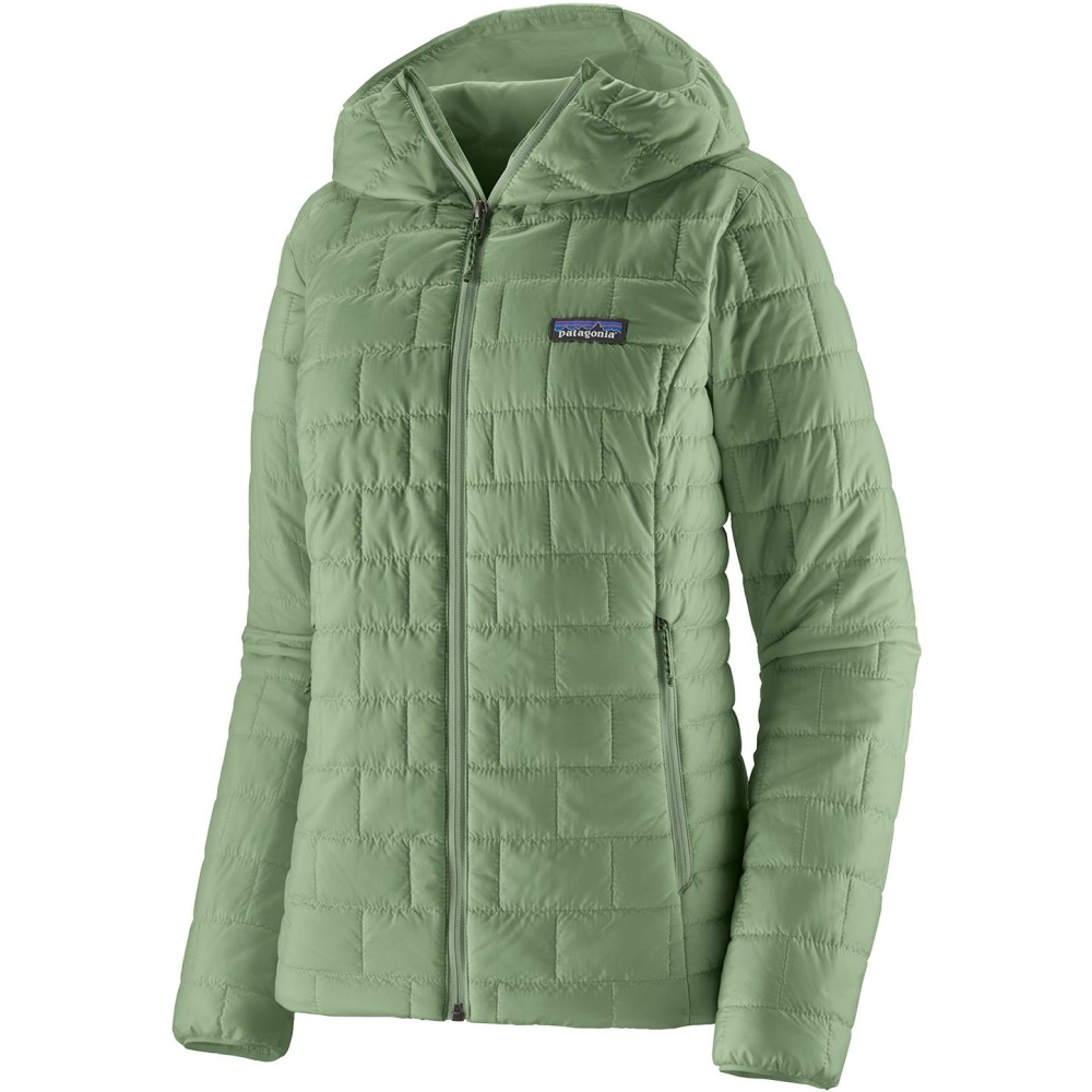 Patagonia Nano Puff Hoody Women's Ellwood Green 84228-ELGR jassen online bestellen bij Kathmandu Outdoor & Travel