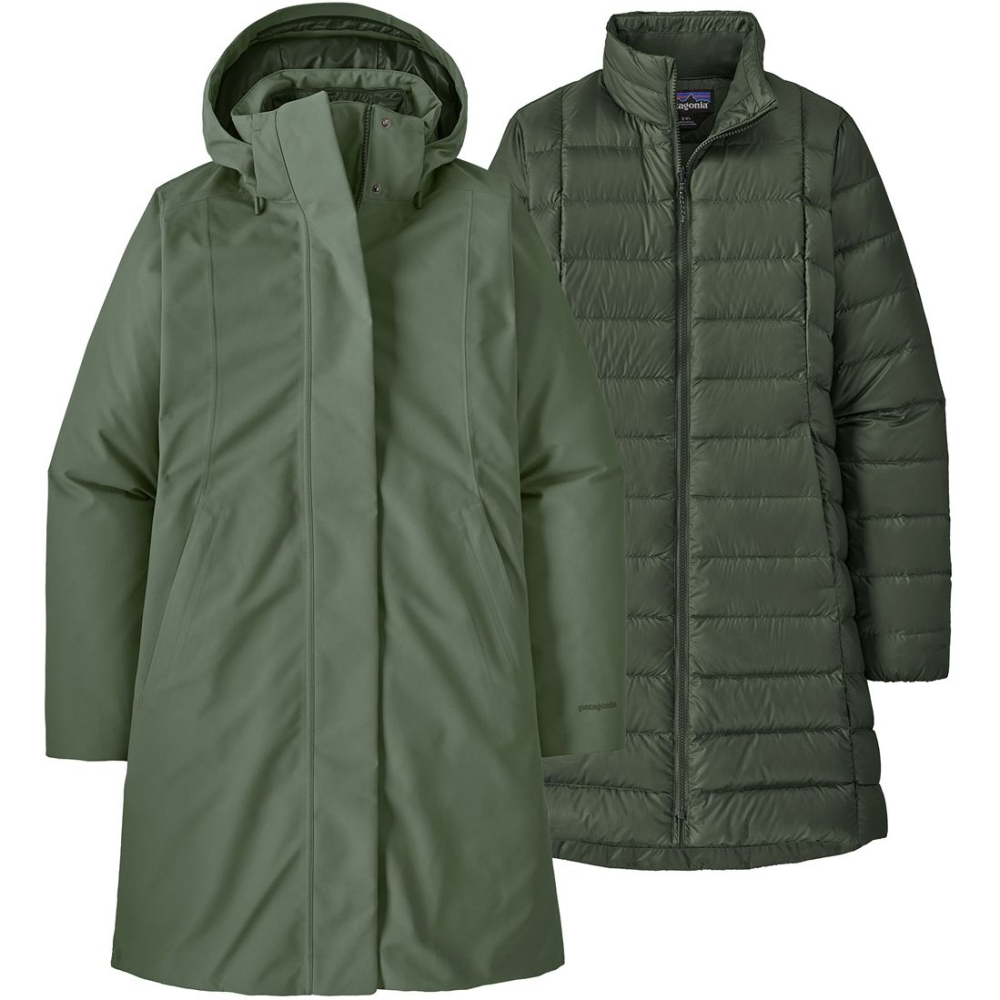 Patagonia Tres 3-in-1 Parka Women's Old Growth Green 28411-OLGG jassen online bestellen bij Kathmandu Outdoor & Travel