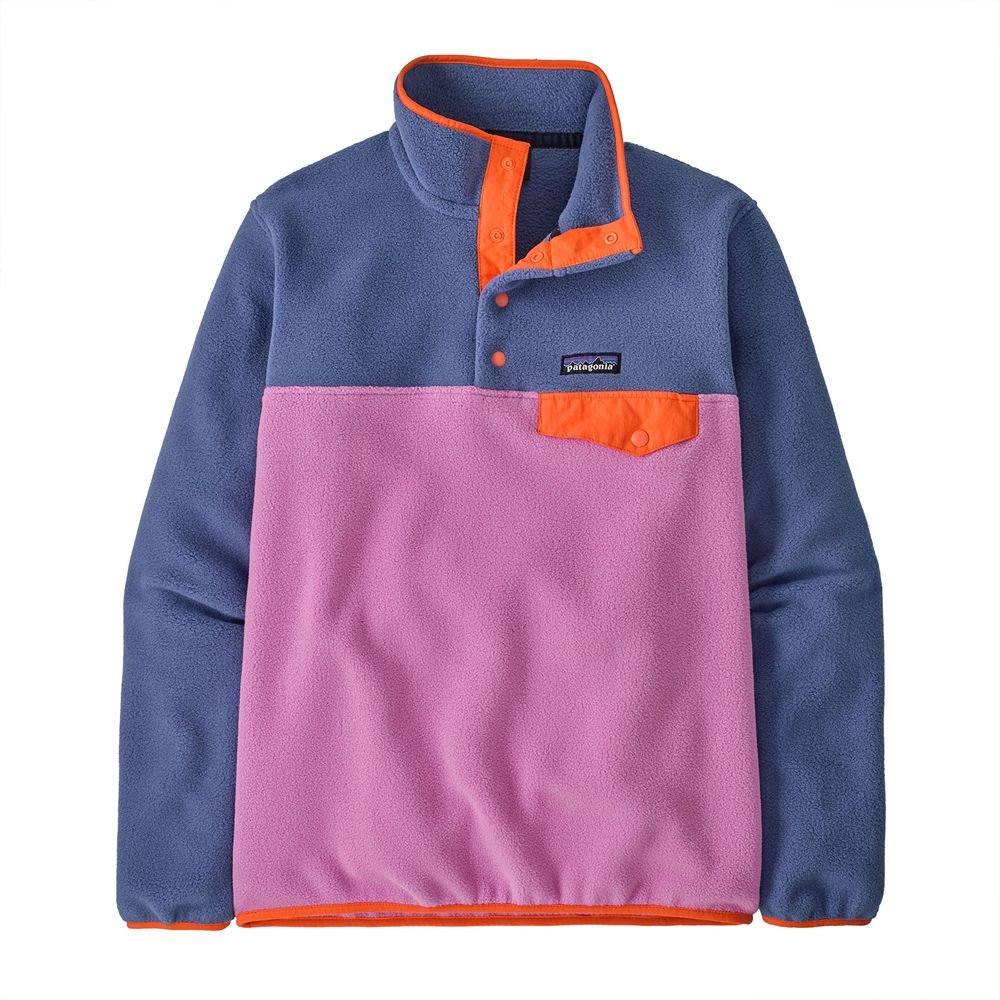 Patagonia LW Synch Snap-T P/O Women's Brisk Purple 25455-BKPL fleeces en truien online bestellen bij Kathmandu Outdoor & Travel