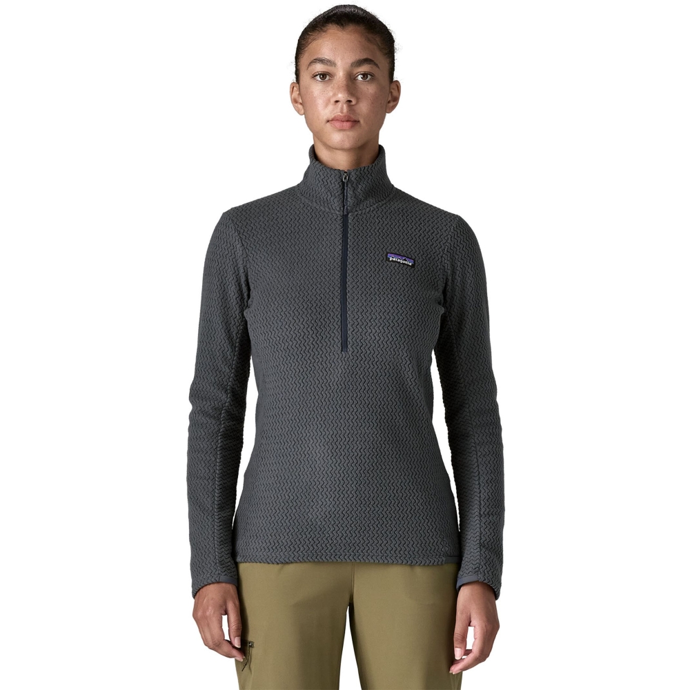 Patagonia R1 Air Zip Neck Women's Smolder Blue 40251-SMDB fleeces en truien online bestellen bij Kathmandu Outdoor & Travel