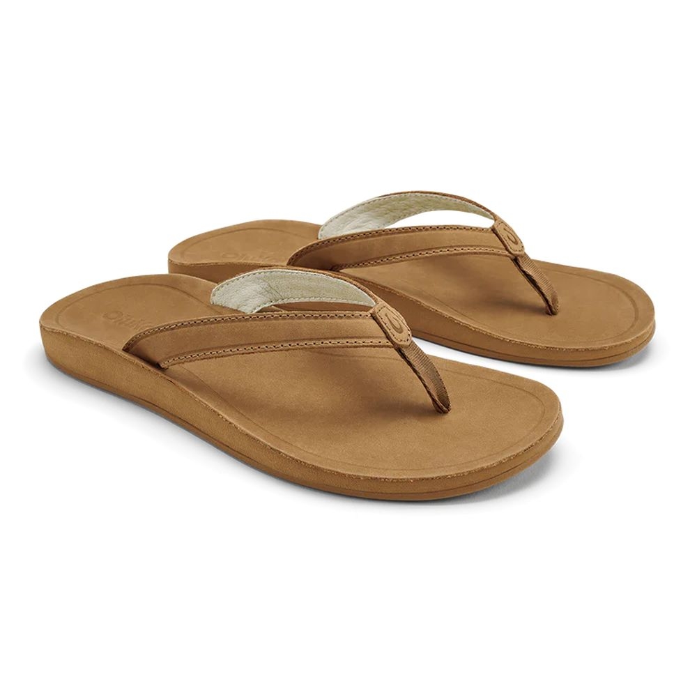 Olukai Southshore Toffee/Toffee 20532-3333 slippers online bestellen bij Kathmandu Outdoor & Travel