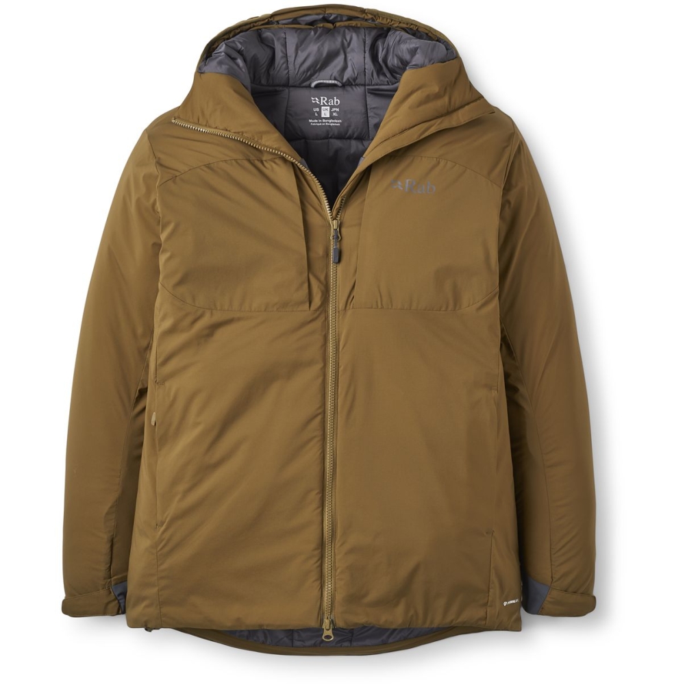 Rab Xenair Alpine Jacket Oak QIP-09-OAK jassen online bestellen bij Kathmandu Outdoor & Travel