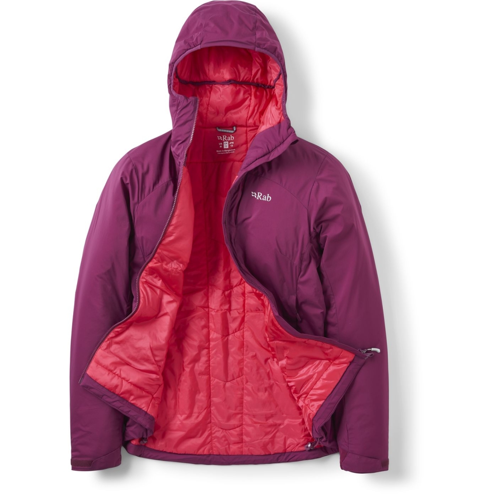 Rab Xenair Alpine Jacket Women's Mulberry QIP-10-MUL jassen online bestellen bij Kathmandu Outdoor & Travel