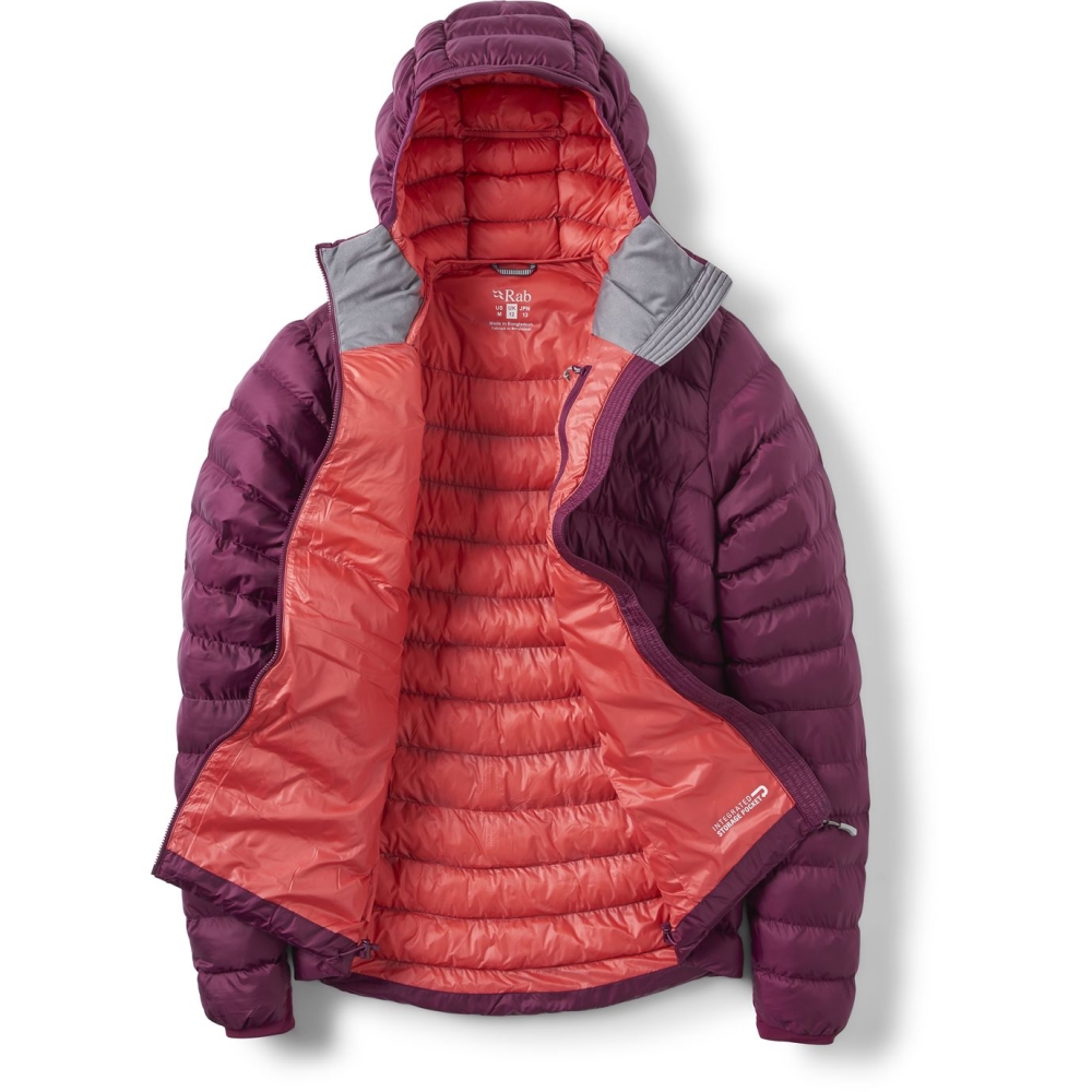 Rab Cirrus Alpine Jacket Wmns Mulberry QIP-26-MUL jassen online bestellen bij Kathmandu Outdoor & Travel