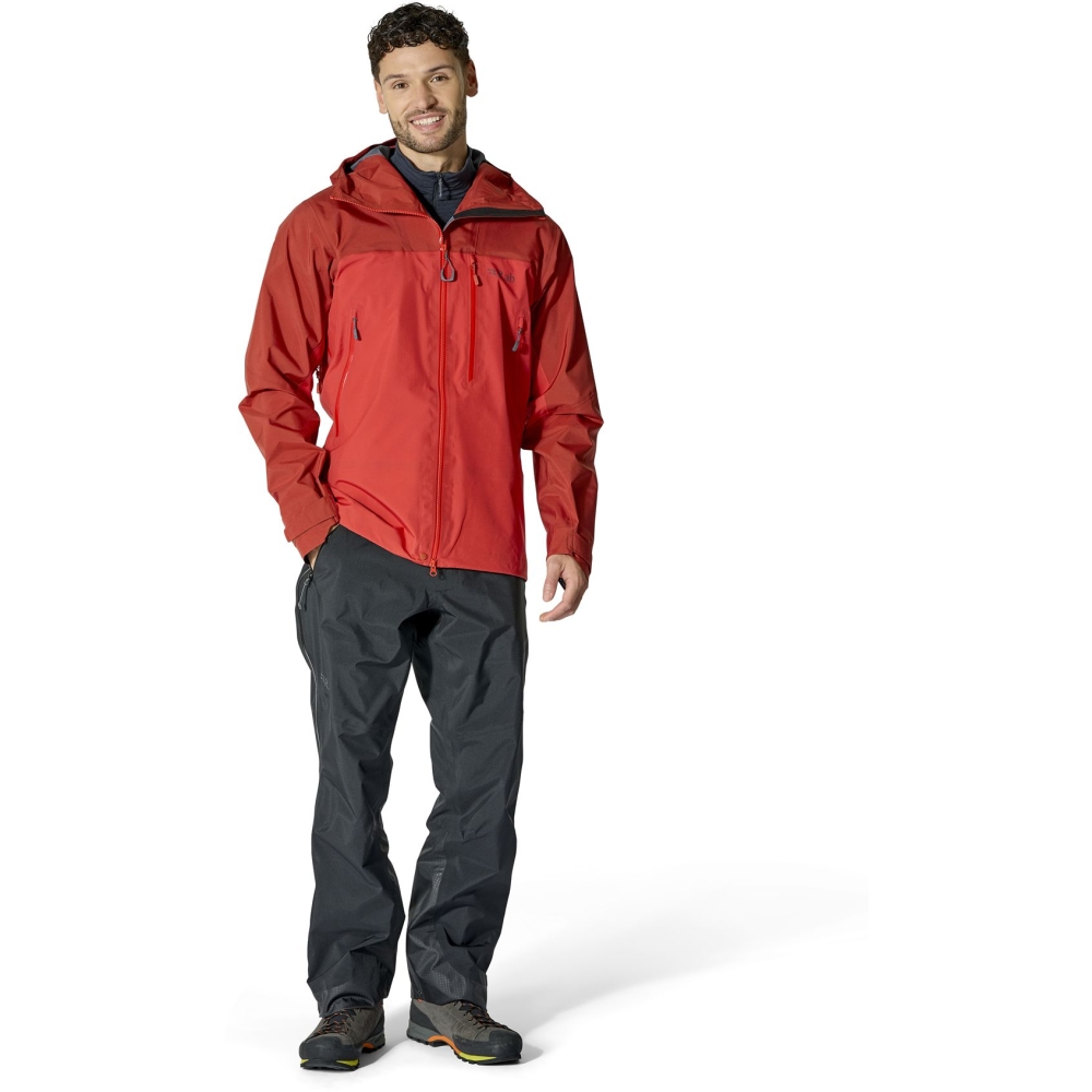 Rab Latok Mountain GTX Jacket Tuscan Red/Dark Horizon QWI-42-TUD jassen online bestellen bij Kathmandu Outdoor & Travel