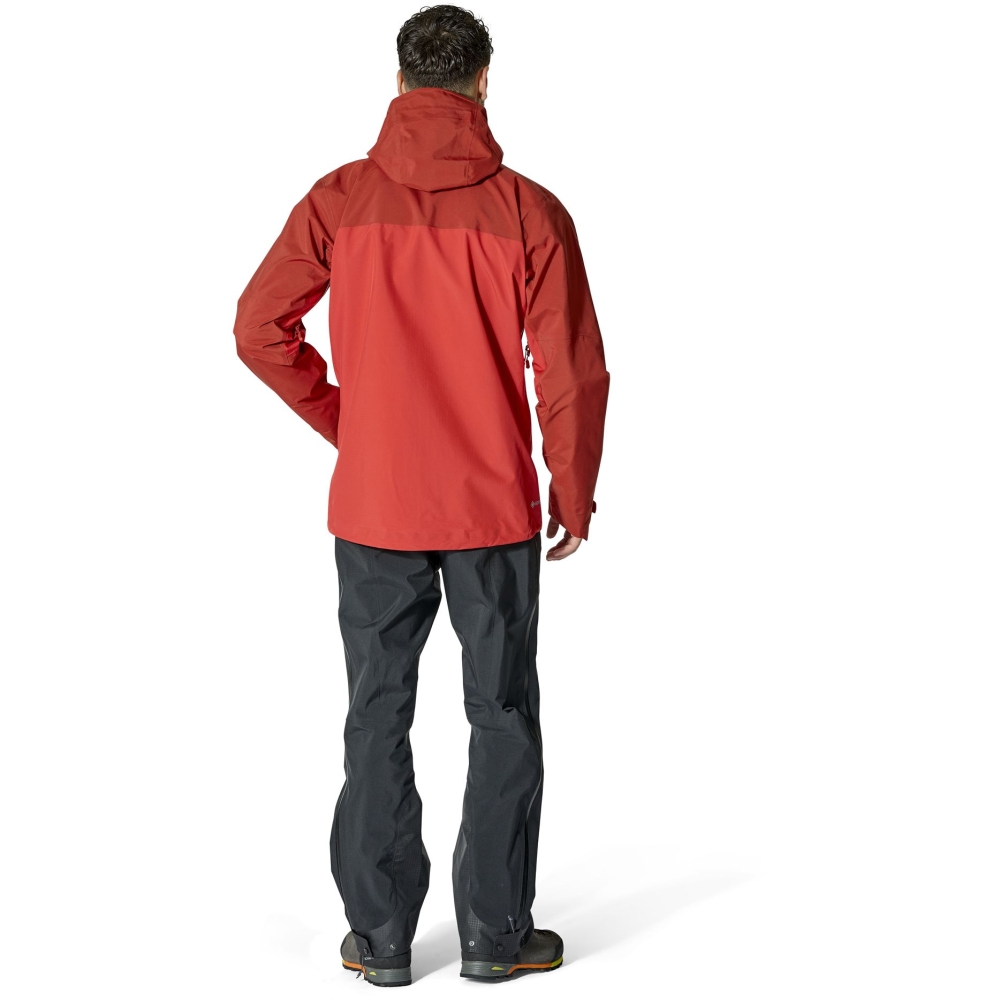 Rab Latok Mountain GTX Jacket Tuscan Red/Dark Horizon QWI-42-TUD jassen online bestellen bij Kathmandu Outdoor & Travel