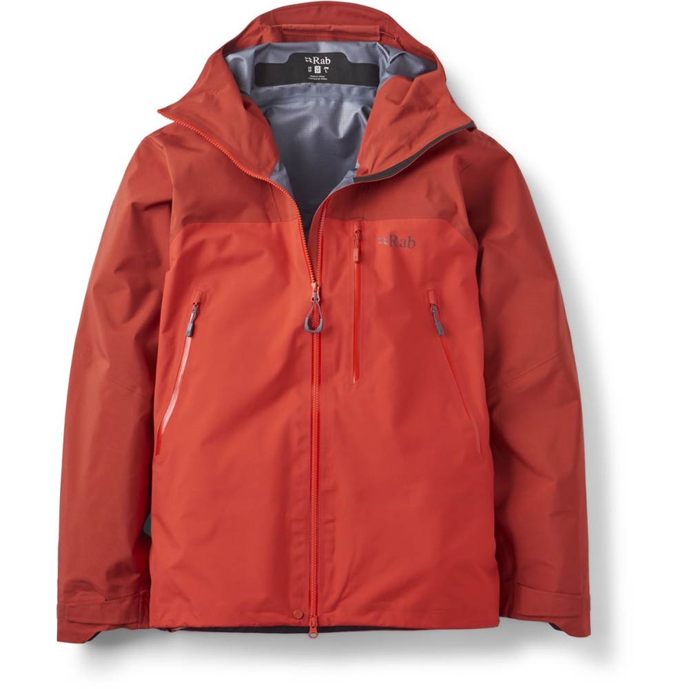 Rab Latok Mountain GTX Jacket Tuscan Red/Dark Horizon QWI-42-TUD jassen online bestellen bij Kathmandu Outdoor & Travel