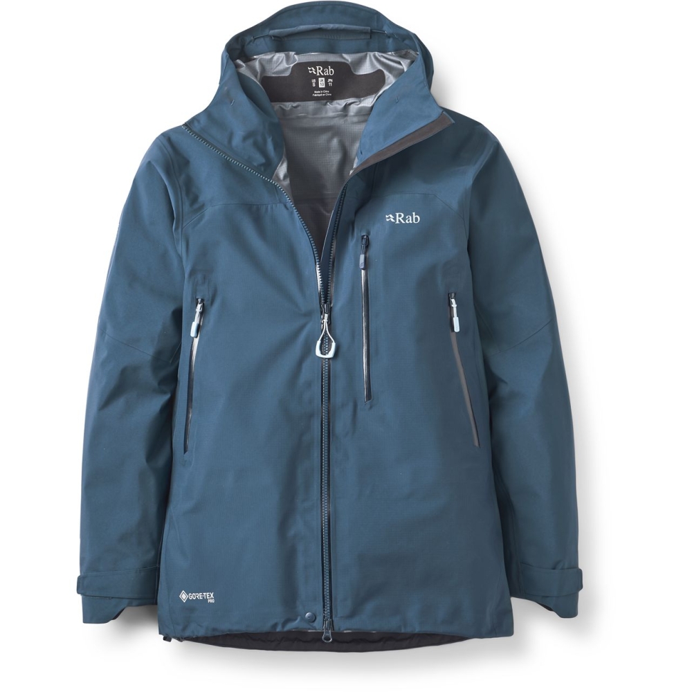 Rab Latok Mountain GTX Jacket Women's Tempest Blue QWI-43-TMB jassen online bestellen bij Kathmandu Outdoor & Travel
