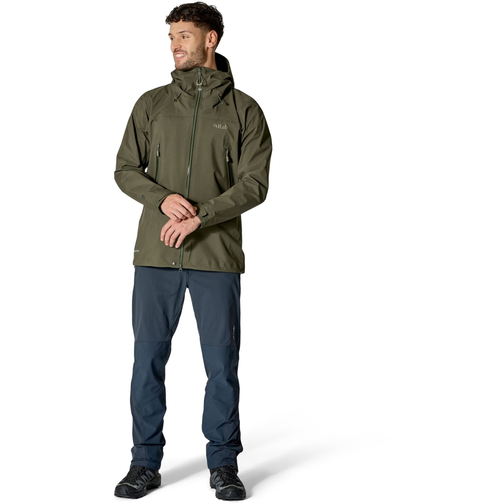 Rab Kangri GTX Jacket Army QWI-48-ARM jassen online bestellen bij Kathmandu Outdoor & Travel