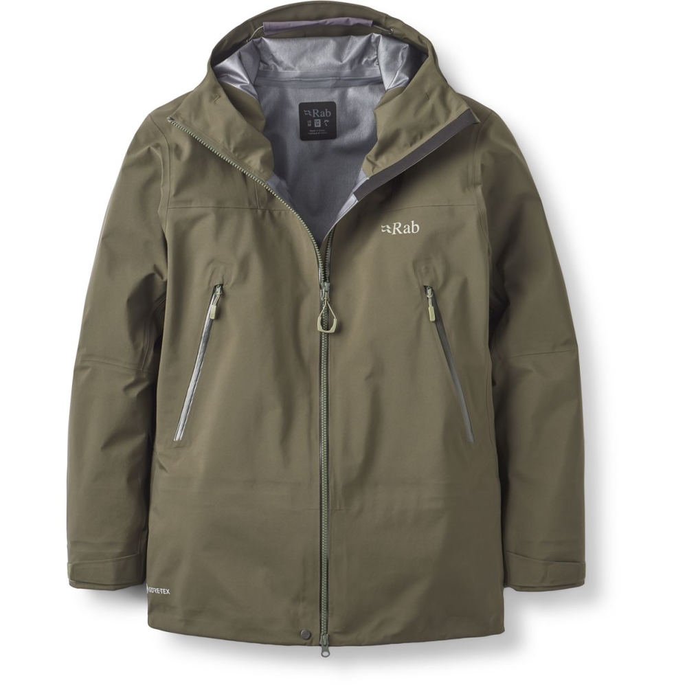 Rab Kangri GTX Jacket Army QWI-48-ARM jassen online bestellen bij Kathmandu Outdoor & Travel