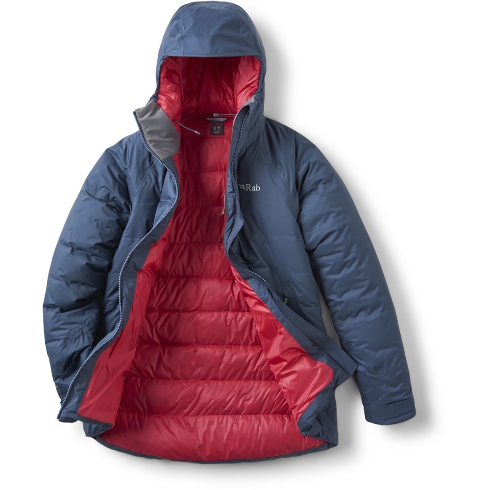 Rab Valiance Jacket Women's Steel QDB-50-STE jassen online bestellen bij Kathmandu Outdoor & Travel