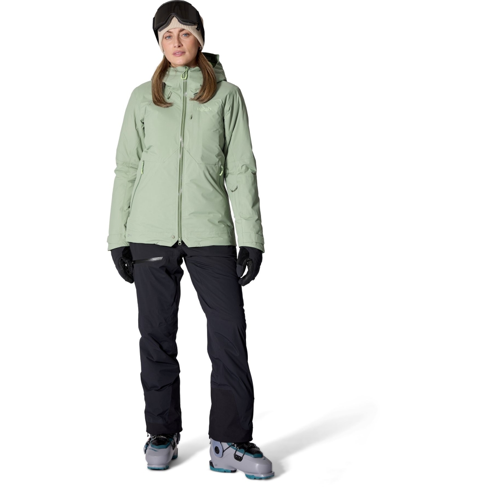 Rab Optical Down Jacket Women's Dark Fig Green QWI-64-DFG jassen online bestellen bij Kathmandu Outdoor & Travel