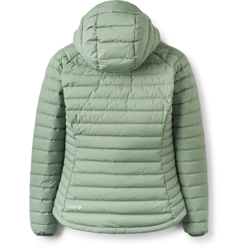 Rab Microlight Windstopper Hoody Women's Dark Fig Green QDB-74-DFG jassen online bestellen bij Kathmandu Outdoor & Travel